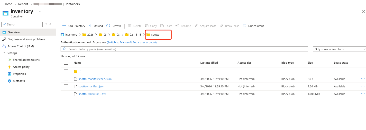 Select files in the latest report folder and download