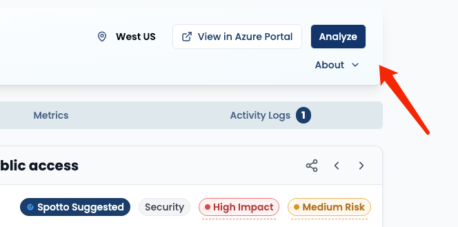 Inventory Report Analysis entry point on the resource page